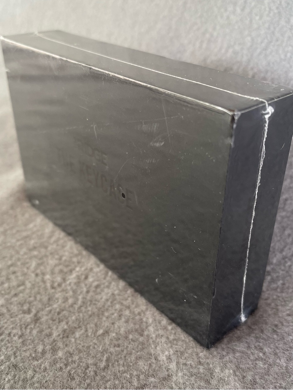 Ridge KeyCase Carbon Fiber 3K Weave Matte Black Minimalist Key Organizer NEW NWT - Picture 13 of 15